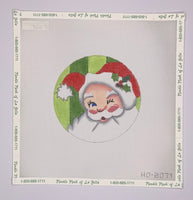 Santa Green Background

