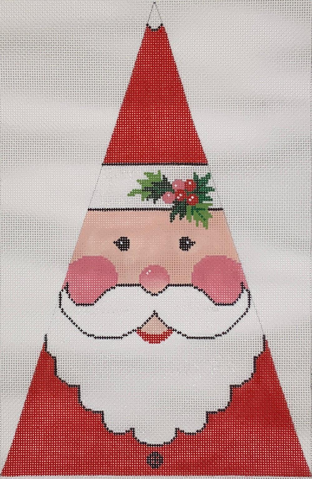 Large Santa Face Tree Shape