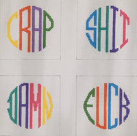 Multicolor Dirty Coasters
