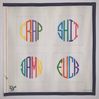 Multicolor Dirty Coasters