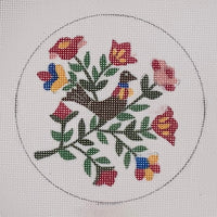 Bird Floral Round