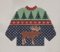 Moose Sweater Ornament
