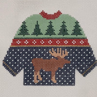 Moose Sweater Ornament