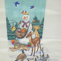 Snowman & Animals Stocking