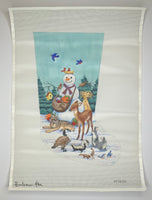 Snowman & Animals Stocking
