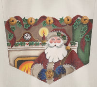Elegant Santa Stocking Cuff

