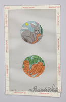 Bunny Medallion w/ Carrots
