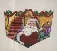 Santa's Visit Stocking Cuff
