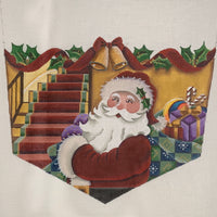 Santa's Visit Stocking Cuff