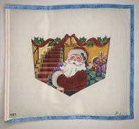 Santa's Visit Stocking Cuff

