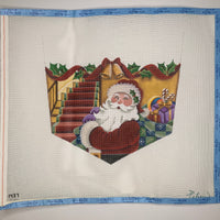 Santa's Visit Stocking Cuff