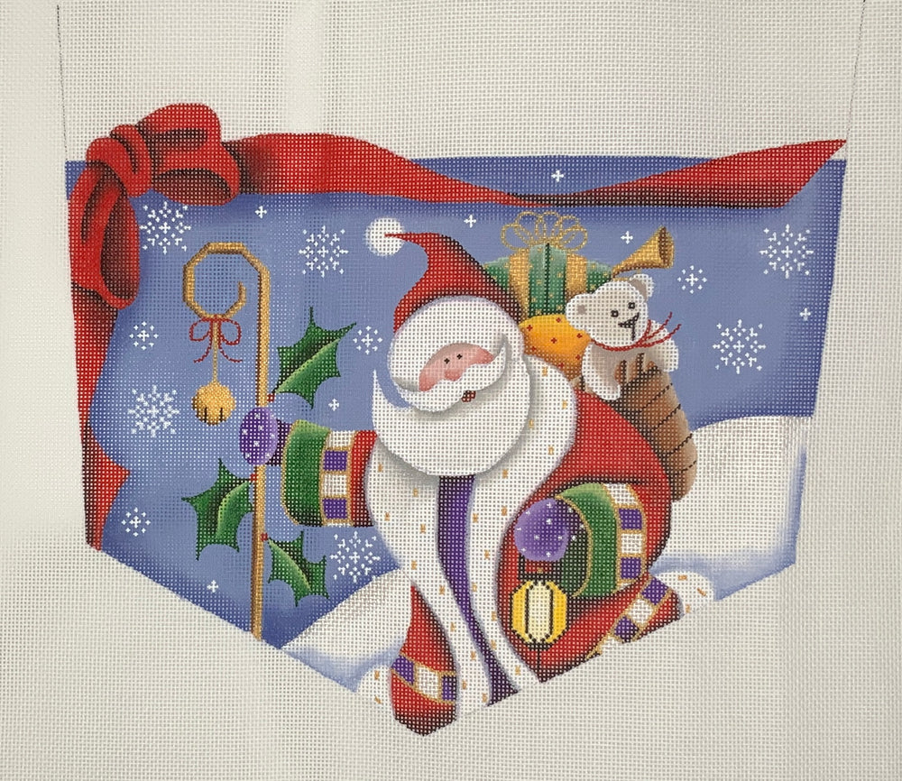 Tree Santa Stocking Cuff