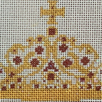 Crown with stitch guide