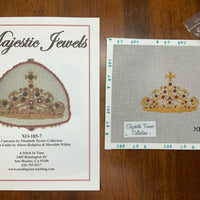 Crown with stitch guide