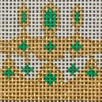 Crown with stitch guide
