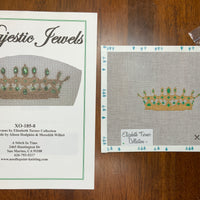 Crown with stitch guide