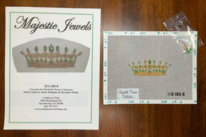 Crown with stitch guide