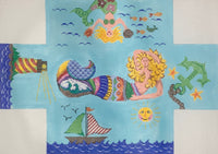 Mermaid Sunning Brick Cover
