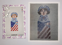 Betsy Ross Bobble with stitch guide
