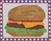 Cheeseburger in Paradise with stitch guide
