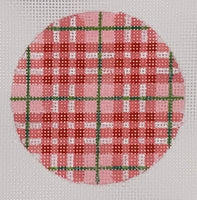 Bright Disk Letter Christmas Plaid
