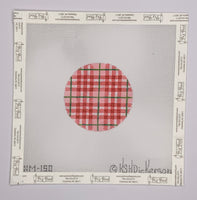 Bright Disk Letter Christmas Plaid
