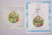 Hawaii Travel Round with stitch guide
