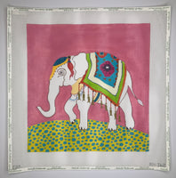 Elephant on Pink

