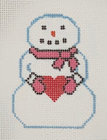 Snowman with Heart
