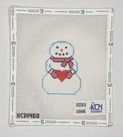 Snowman with Heart
