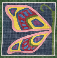 Half Butterfly on Navy
