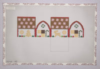 Peppermints and Spice Cookies 3D House
