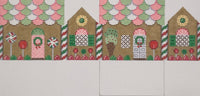 Pink, Green, and White Neccos 3D House
