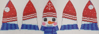 Snowman Face 3D Bell
