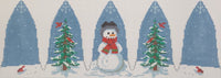Snowman and Birds 3D Bell
