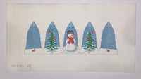 Snowman and Birds 3D Bell
