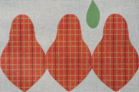 Red Plaid Pear
