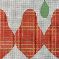 Red Plaid Pear