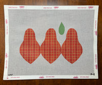 Red Plaid Pear
