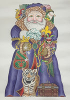 15" Purple Santa
