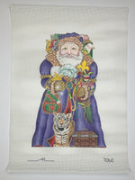 15" Purple Santa
