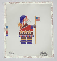 Patriotic Folk Santa
