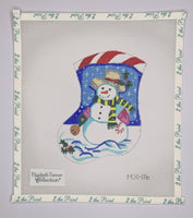 Snowman with Bell Mini Sock
