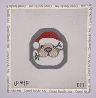 Santa Otter Ornament
