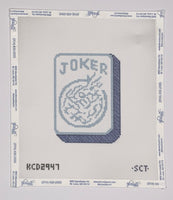 Blue and White Mahjong Joker
