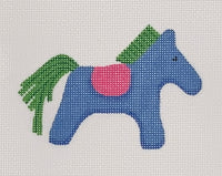 Blue Horse Charm

