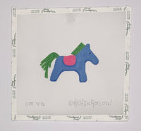 Blue Horse Charm
