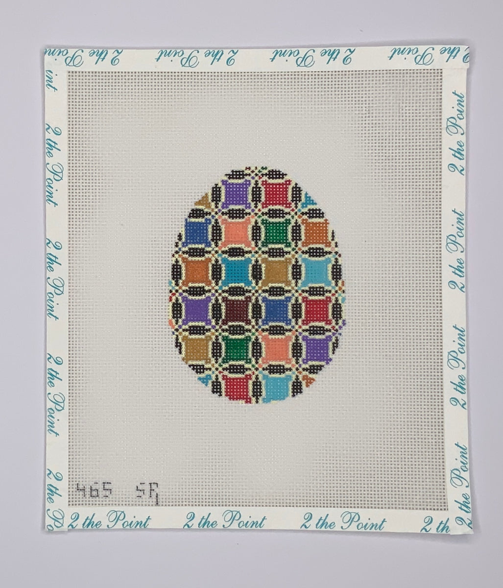 Quilted Egg | Needlepoint Destashing