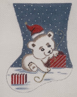 Baby Polar Bear Mini Sock
