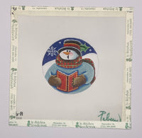 Caroling Snowman Round
